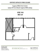 24031-24035 El Toro Rd, Laguna Hills, CA à louer Plan de site– Image 1 sur 1