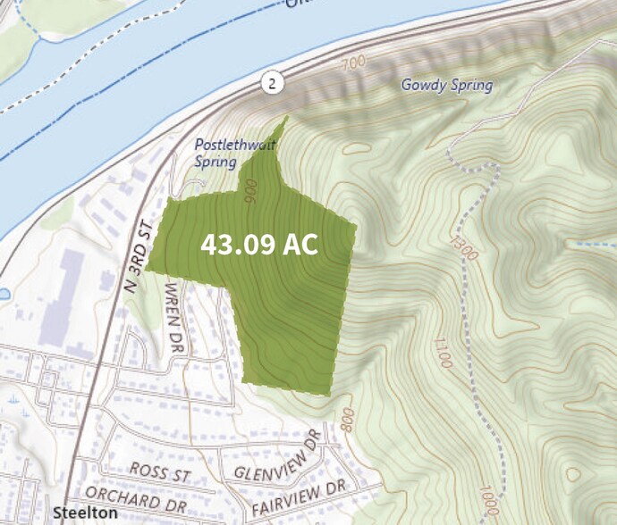 State Route 2, New Martinsville, WV à vendre - Aérien – Image 2 sur 4