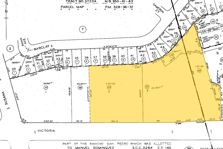 105-161 W Victoria St, Long Beach, CA à louer - Plan cadastral – Image 3 sur 8