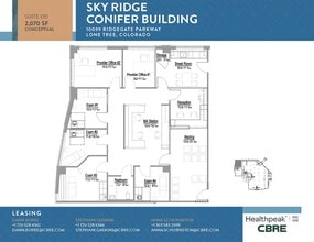 10535 Park Meadows Blvd, Lone Tree, CO à louer Plan d’étage– Image 1 sur 2