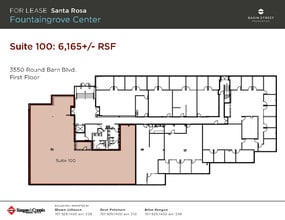 3550 Round Barn Blvd, Santa Rosa, CA à louer Plan d’étage– Image 1 sur 1