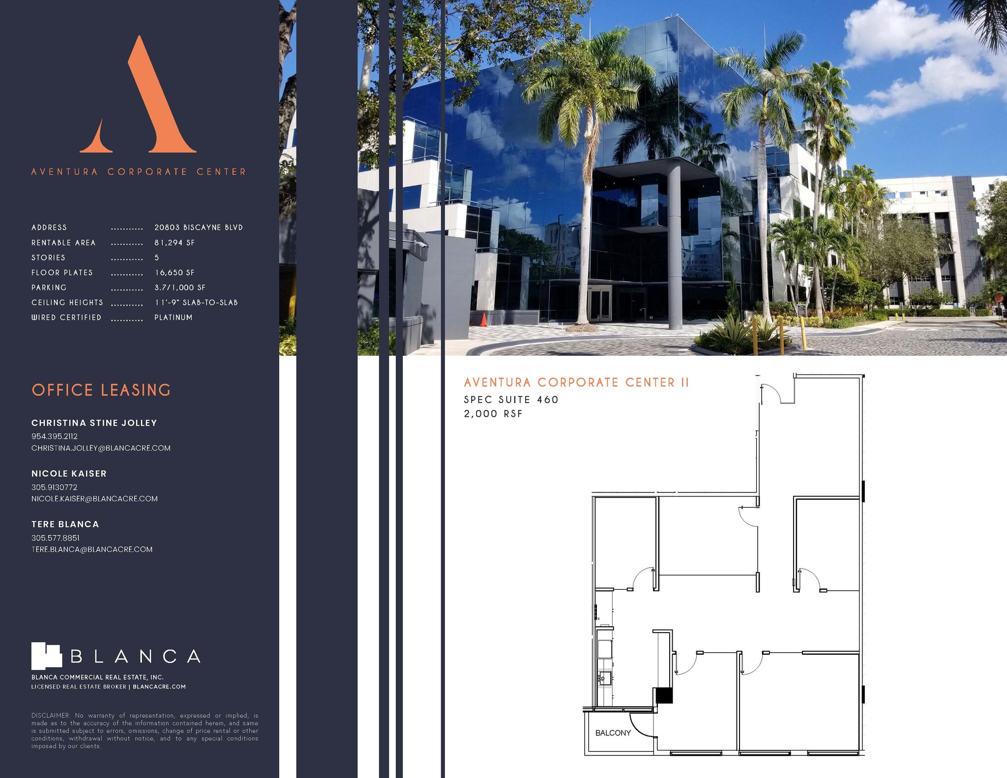 20801-20807 Biscayne Blvd, Aventura, FL à louer Plan d’étage– Image 1 sur 1