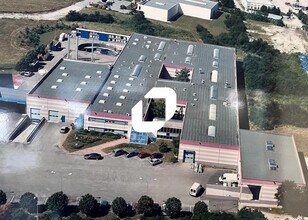 Blyes - Vue aérienne vue de carte