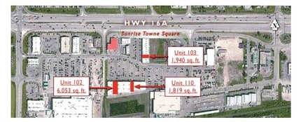 187 16A Hwy, Spruce Grove, AB - VUE AÉRIENNE  vue de carte