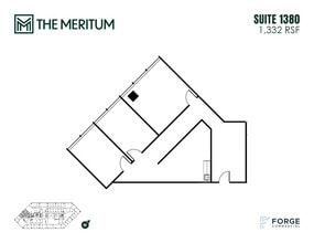 12221 Merit Dr, Dallas, TX à louer Plan d’étage– Image 1 sur 1