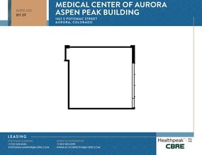 1411 S Potomac St, Aurora, CO à louer Plan d’étage– Image 1 sur 1