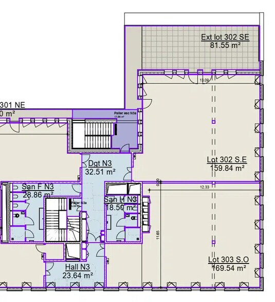 Bureau dans Ferney-Voltaire à louer - Plan d’étage – Image 3 sur 8