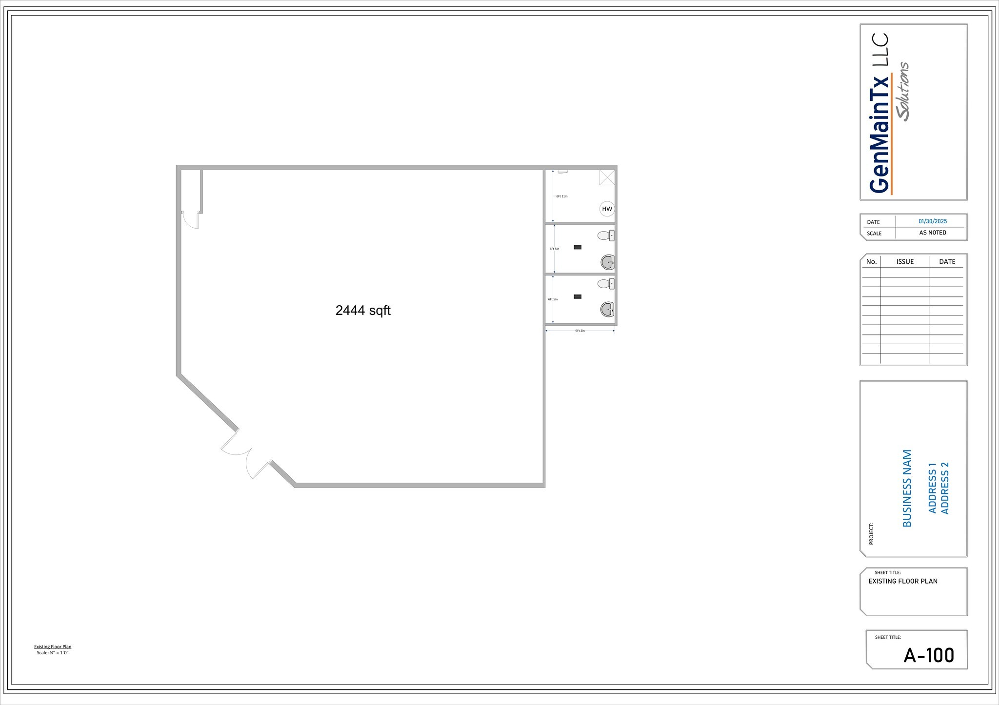 5626 Maple Ave, Dallas, TX à louer Plan de site– Image 1 sur 1