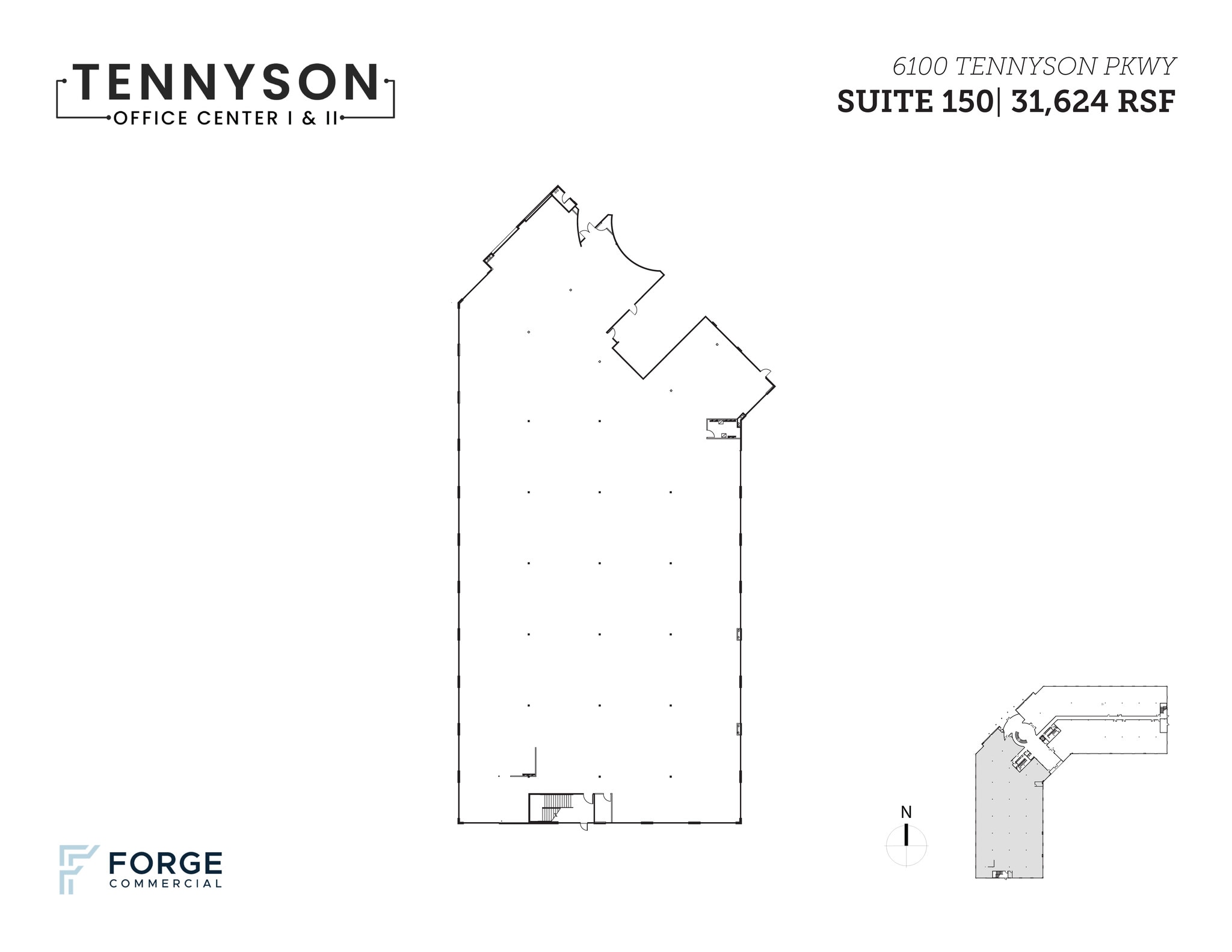 6100 Tennyson Pky, Plano, TX à louer Plan d’étage– Image 1 sur 1