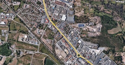 Puget-sur-Argens, VAR - VUE AÉRIENNE vue de carte