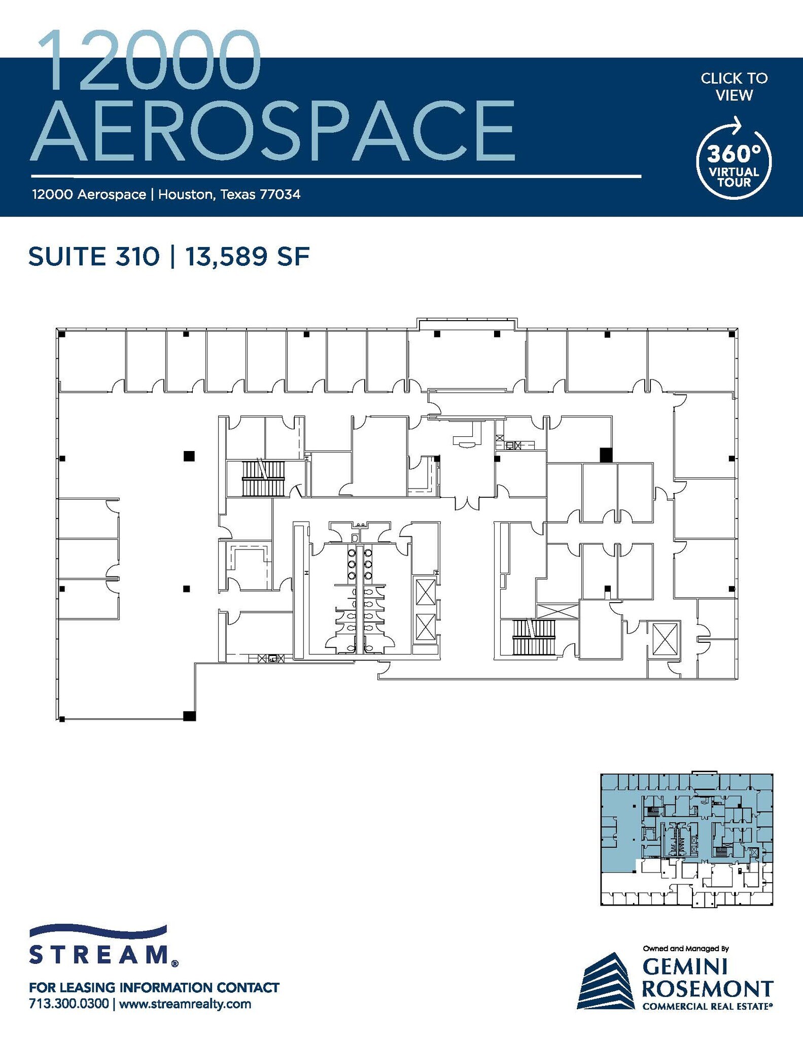12000 Aerospace Ave, Houston, TX à louer Plan d’étage– Image 1 sur 1