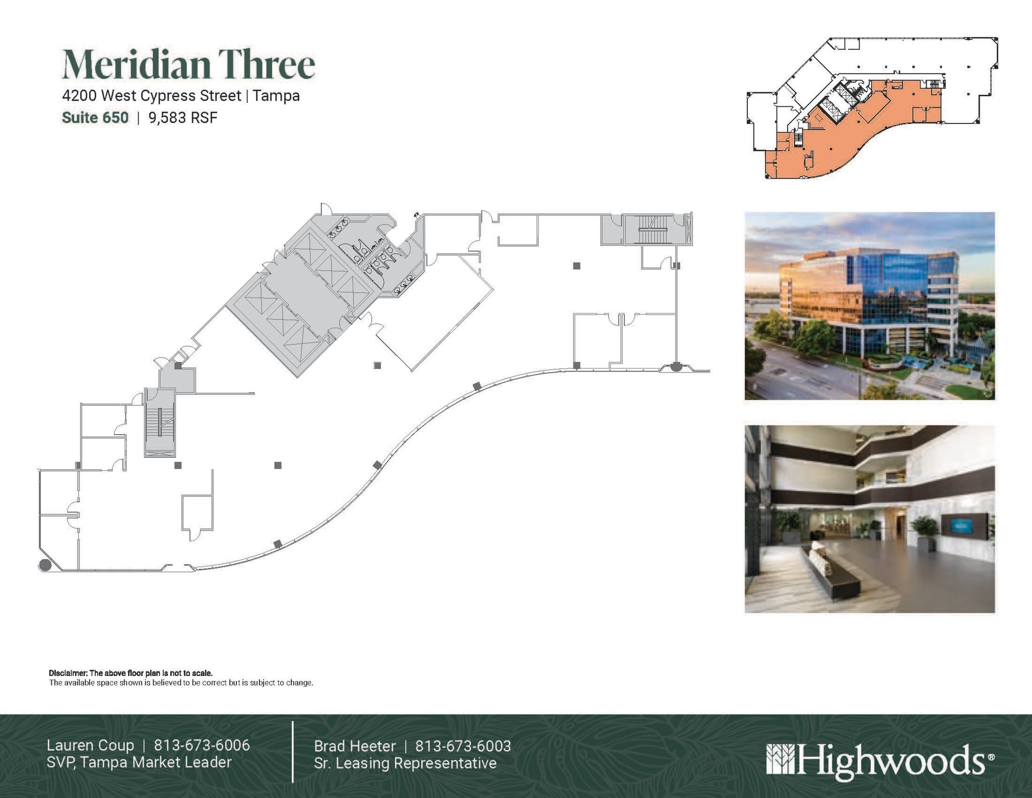 4350 W Cypress St, Tampa, FL à louer Plan d’étage– Image 1 sur 1