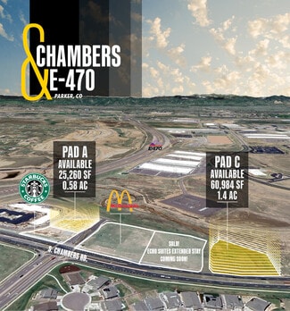 Plus de détails pour Chambers & E-470 Retail, Parker, CO - Terrain à vendre