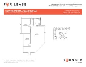 8113 Ridgepoint Dr, Irving, TX à louer Plan d’étage– Image 1 sur 1