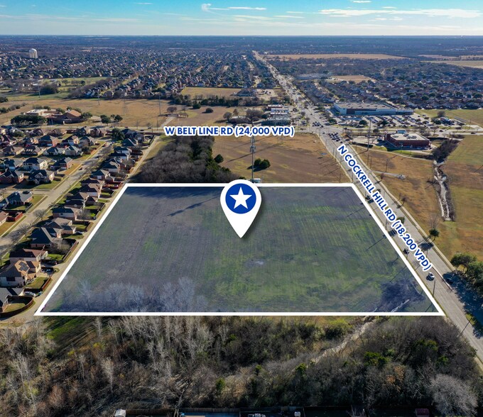 200 N Cockrell Hill Rd, DeSoto, TX à vendre - Aérien – Image 2 sur 3