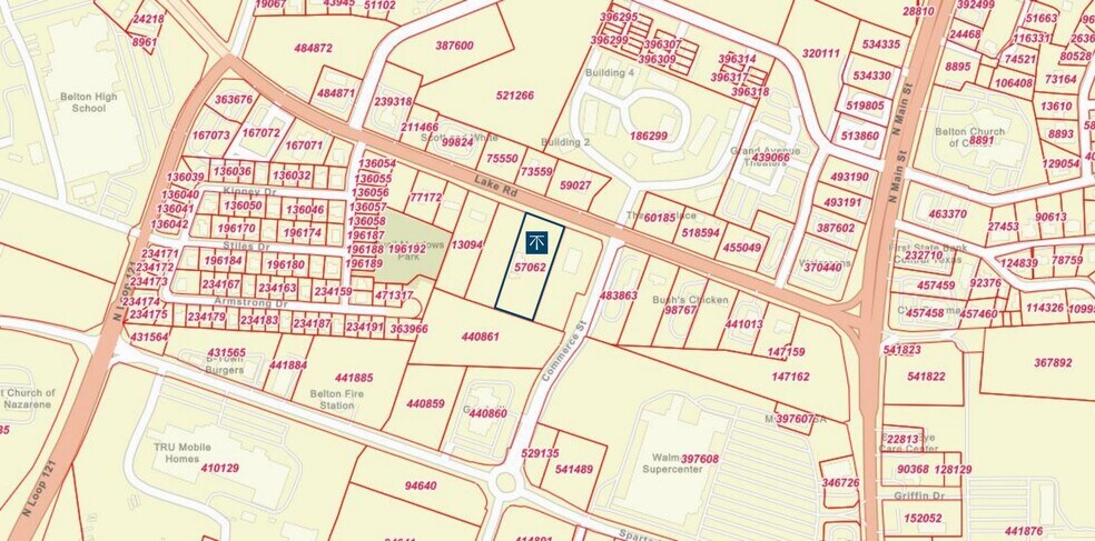 201 Lake Rd, Belton, TX à vendre - Plan cadastral – Image 2 sur 5