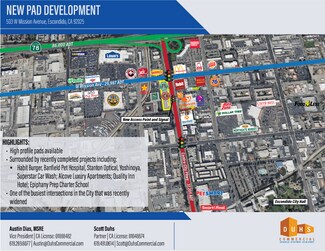 Plus de détails pour 503 W Mission Ave, Escondido, CA - Local commercial à louer
