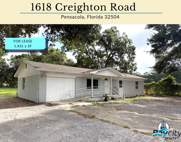1618 Creighton Rd, Pensacola, FL à louer - Photo de l’immeuble – Image 1 sur 10