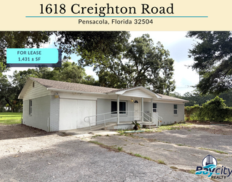 Plus de détails pour 1618 Creighton Rd, Pensacola, FL - Bureau/Local commercial à louer