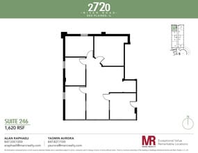 2720 S River Rd, Des Plaines, IL à louer Plan d’étage– Image 1 sur 7