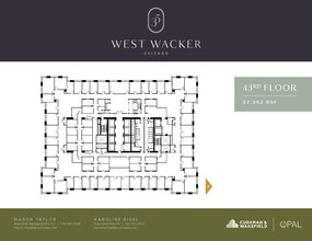 35 W Wacker Dr, Chicago, IL à louer Plan d’étage– Image 1 sur 1