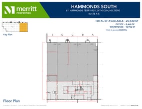 611 Hammonds Ferry Rd, Linthicum, MD à louer Plan d’étage– Image 1 sur 1