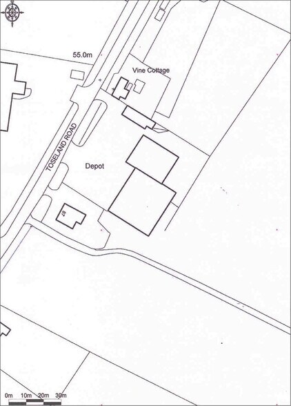 Toseland Rd, Graveley à louer - Plan de site – Image 2 sur 2