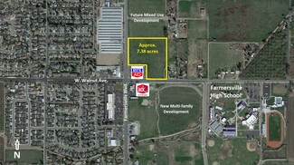 Plus de détails pour NEC Farmersville & Walnut, Farmersville, CA - Terrain à vendre