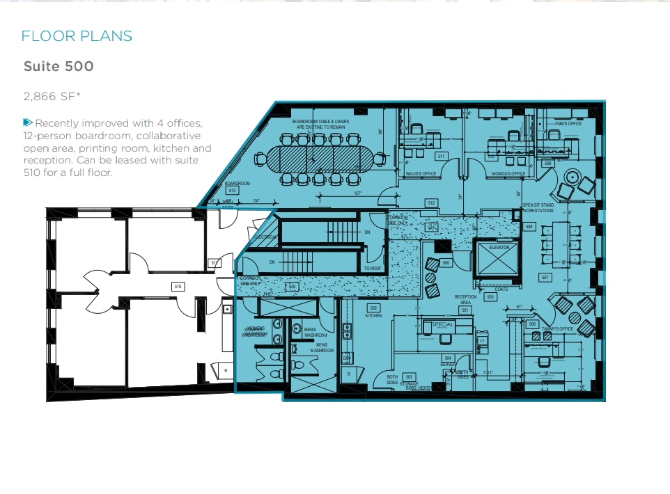 95 King St E, Toronto, ON à louer Plan d’étage– Image 1 sur 1