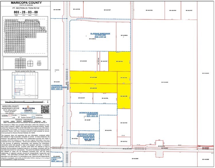 9355 N El Mirage Rd, El Mirage, AZ à louer - Plan cadastral – Image 3 sur 3