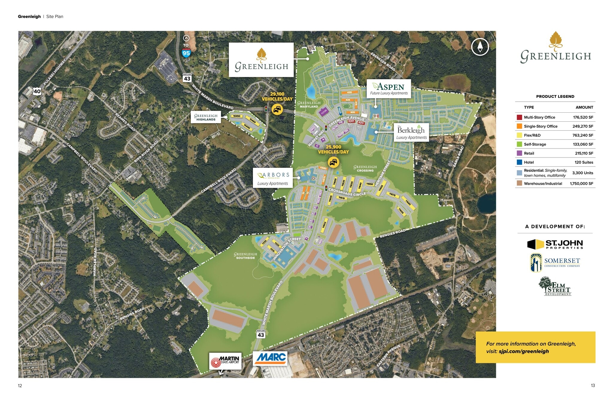 White Marsh Blvd, Middle River, MD à louer Plan de site– Image 1 sur 2