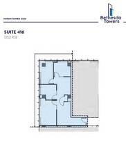 4340 East-West Hwy, Bethesda, MD à louer Plan d’étage– Image 1 sur 1