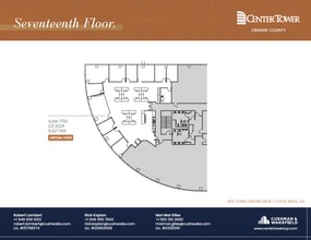 650 Town Center Dr, Costa Mesa, CA à louer Plan d’étage– Image 1 sur 1
