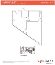 16800 N Dallas Pky, Dallas, TX à louer Plan d’étage– Image 1 sur 1