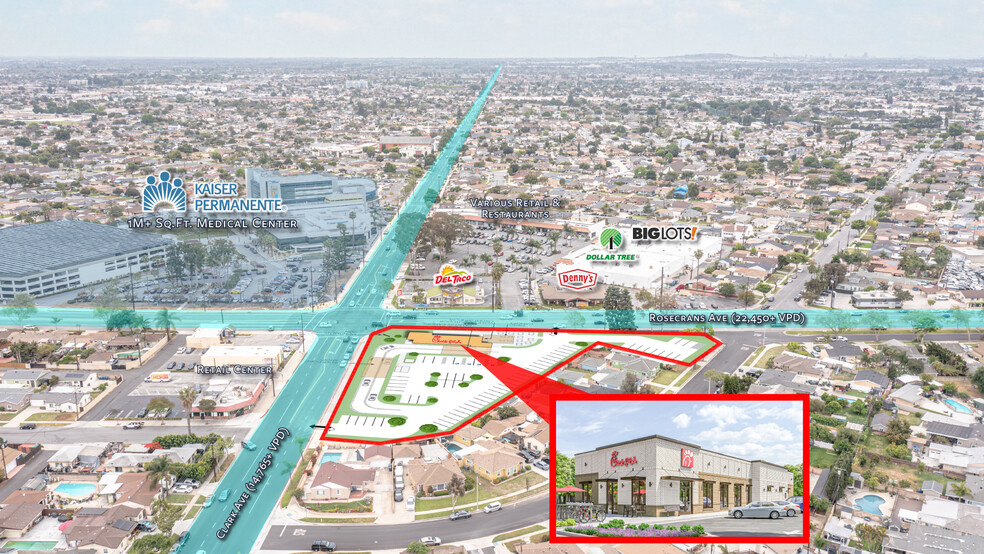 9333 Rosecrans Ave, Bellflower, CA à vendre - Photo de l’immeuble – Image 2 sur 5