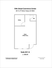 2009 E 5th St, Tempe, AZ à louer Plan d’étage– Image 1 sur 1