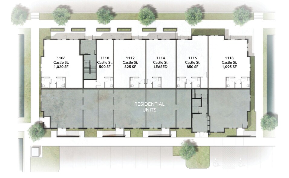 1110 Castle St, Wilmington, NC à louer - Plan de site – Image 2 sur 4