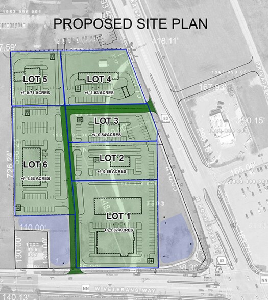 County Road NN, Mukwonago, WI à louer - Plan de site – Image 3 sur 3