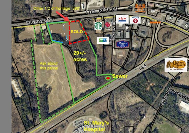 Hwy 17 Hwy, Lavonia, GA à vendre Photo principale– Image 1 sur 4