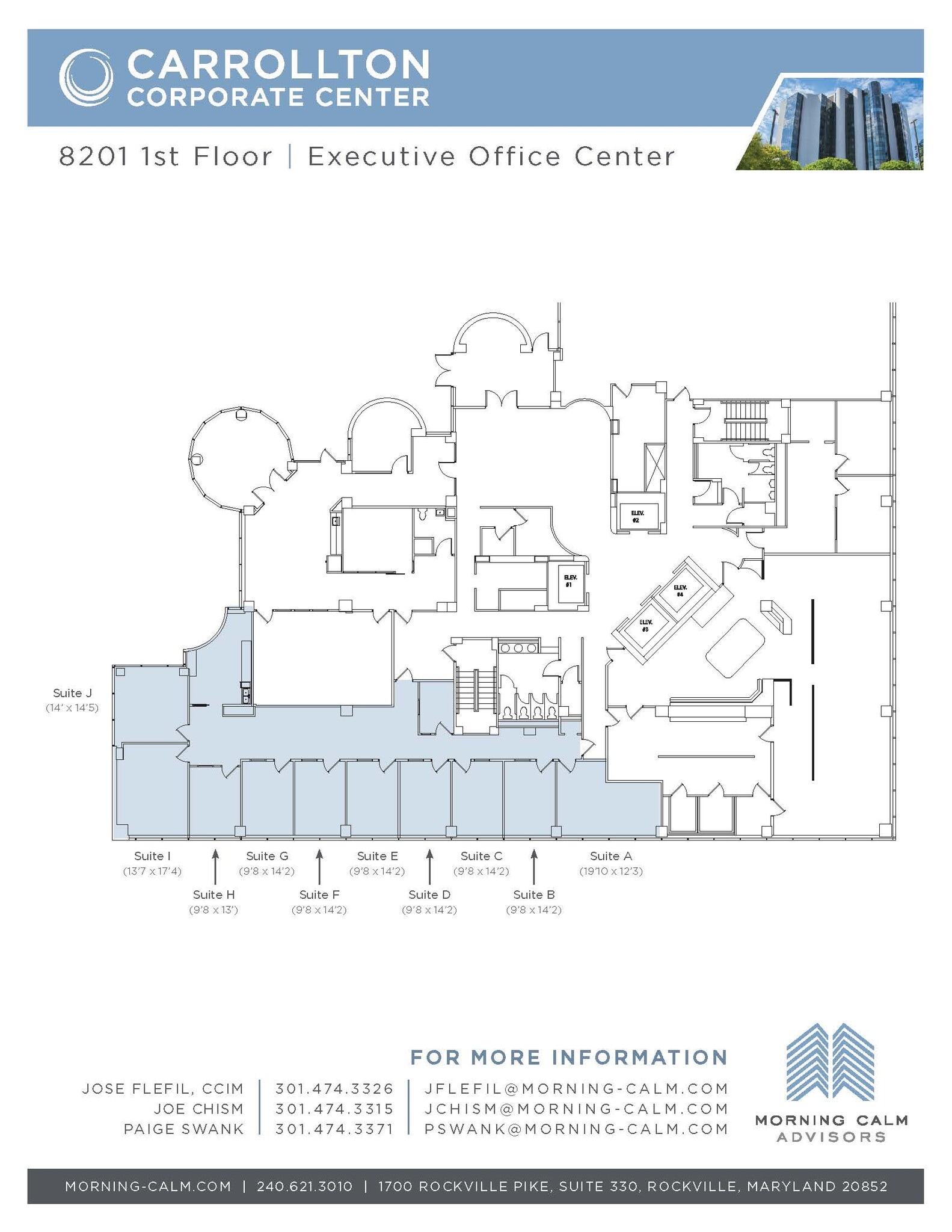 8201 Corporate Dr, Landover, MD à louer Plan d’étage– Image 1 sur 1