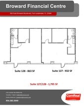 500 E Broward Blvd, Fort Lauderdale, FL à louer Plan d’étage– Image 1 sur 1