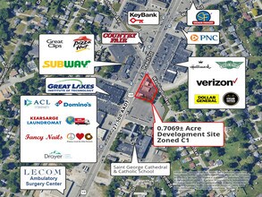 5071 Peach St, Erie, PA - Vue aérienne vue de carte