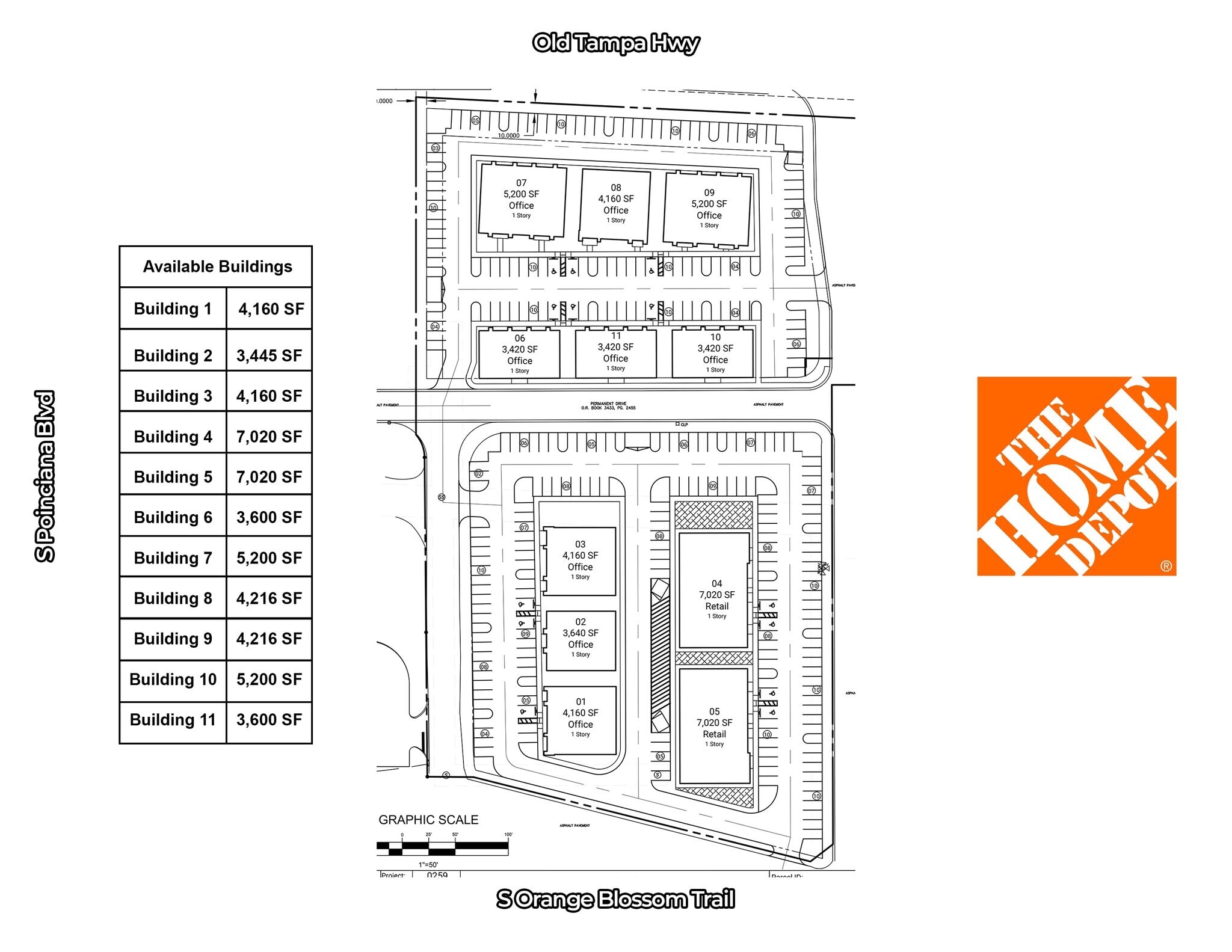 1634 S Poinciana Blvd, Kissimmee, FL à louer Plan de site– Image 1 sur 1