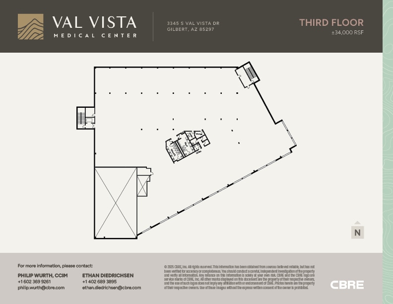 3345 S Val Vista Dr, Gilbert, AZ à louer Plan d’étage– Image 1 sur 1