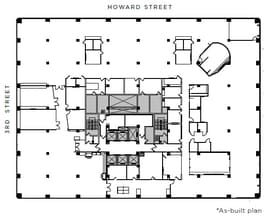 201 Third St, San Francisco, CA à louer Plan d’étage– Image 1 sur 11