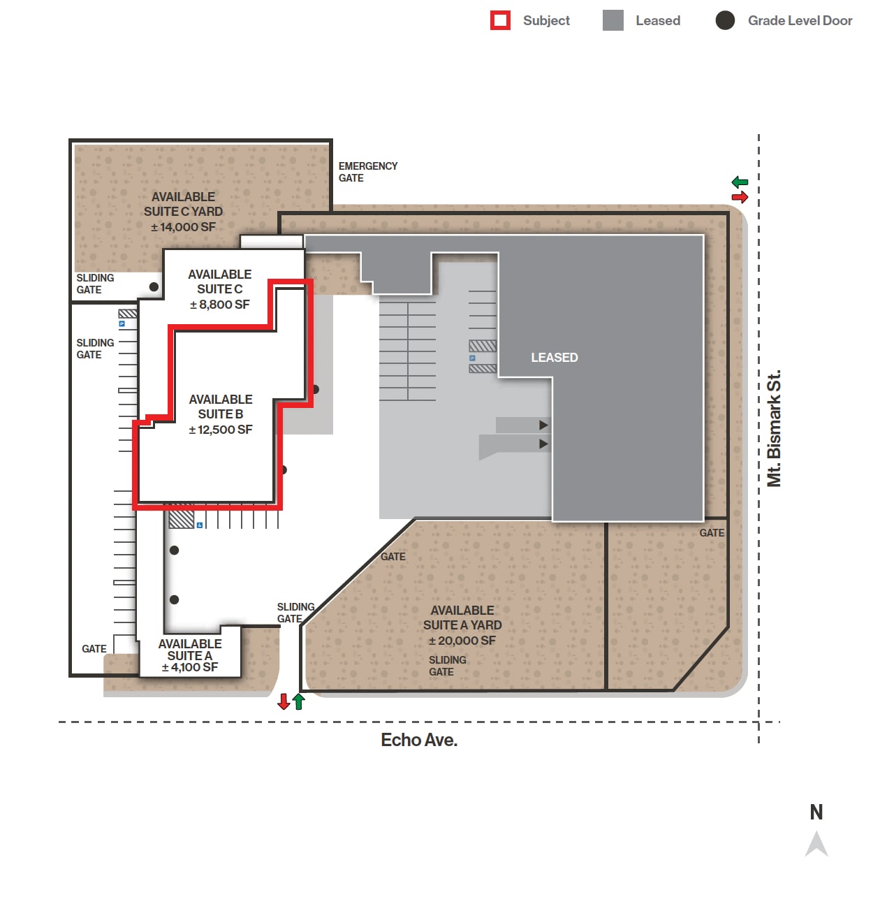 5601 Echo Ave, Reno, NV à louer Plan de site– Image 1 sur 1