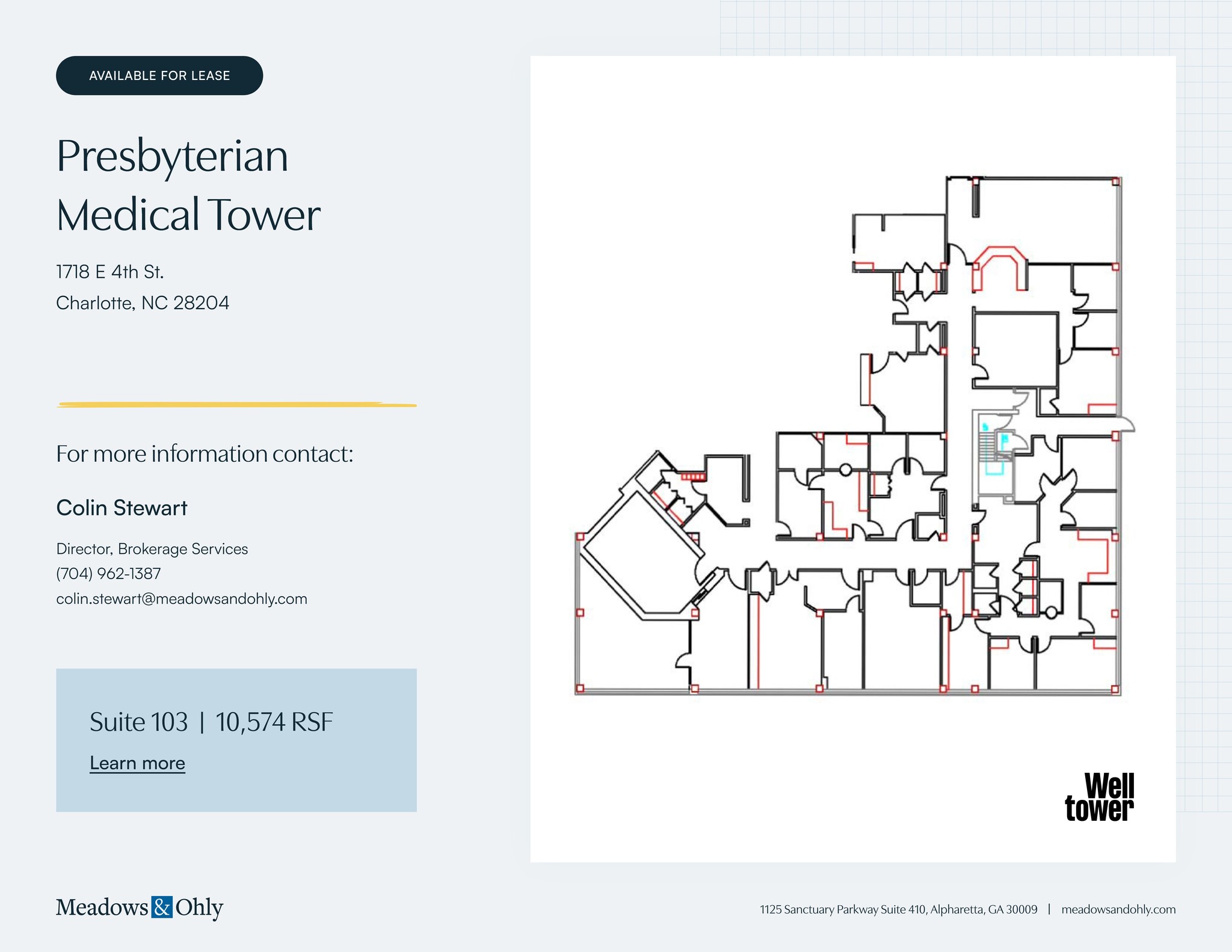 1718 E 4th St, Charlotte, NC à louer Plan de site– Image 1 sur 2
