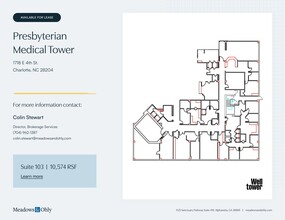 1718 E 4th St, Charlotte, NC à louer Plan de site– Image 1 sur 2