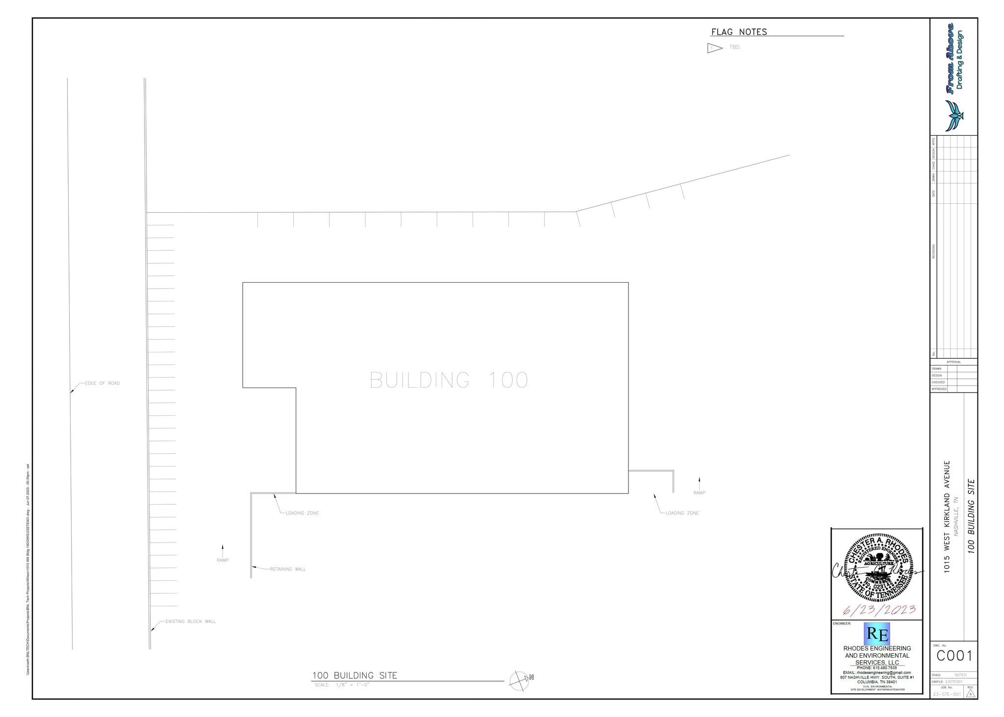 1015 W Kirkland Ave, Nashville, TN à louer Plan de site– Image 1 sur 1