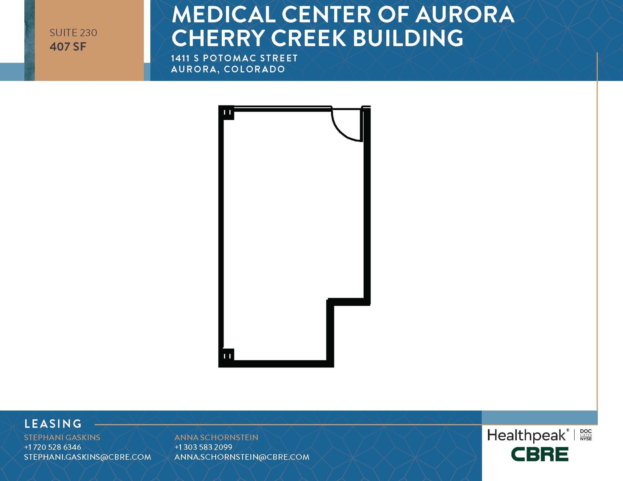 1411 S Potomac St, Aurora, CO à louer Plan d’étage– Image 1 sur 1